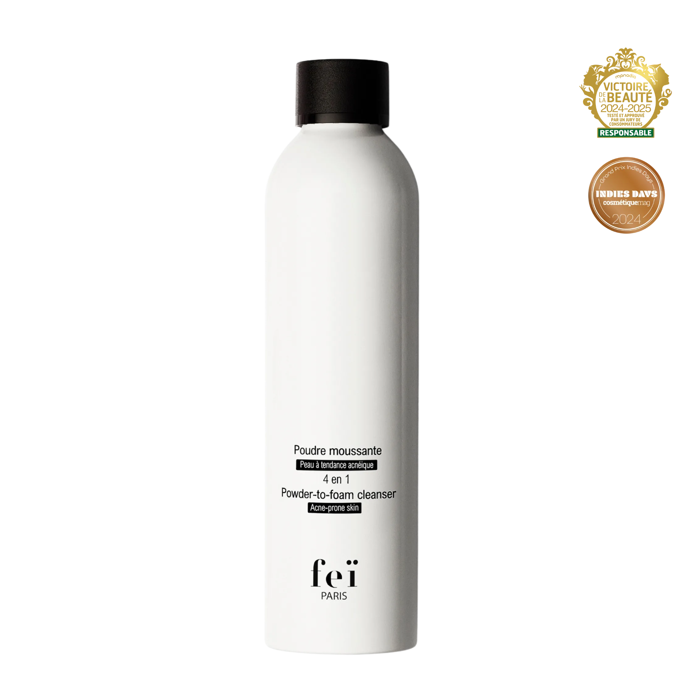 4-in-1 cleansing powder · Acne-prone skin